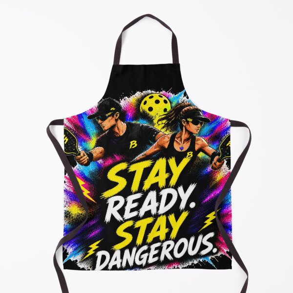 Item preview, Stay Ready Stay Dangerous Pickleball Shirt – Funny Trash Talk Gift for Competitive Players designed and sold by Surrealtrends.