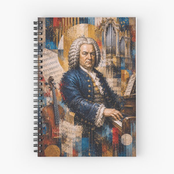Item preview, Johann Sebastian Bach painting, German Baroque composer and virtuoso organist. designed and sold by GalleryKauffeld.