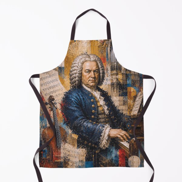 Item preview, Johann Sebastian Bach painting, German Baroque composer and virtuoso organist. designed and sold by GalleryKauffeld.