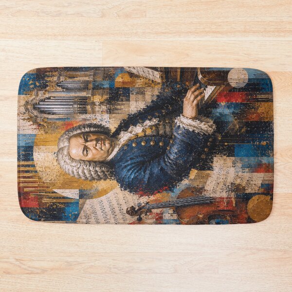 Item preview, Johann Sebastian Bach painting, German Baroque composer and virtuoso organist. designed and sold by GalleryKauffeld.