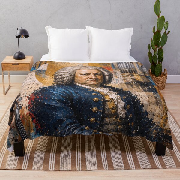 Item preview, Johann Sebastian Bach painting, German Baroque composer and virtuoso organist. designed and sold by GalleryKauffeld.