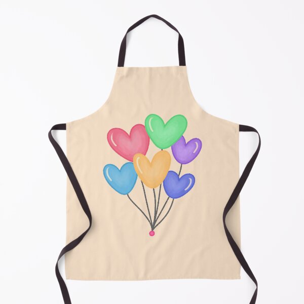 Item preview, Colorful Heart Balloons Bunch Hand Drawn Cute Illustration designed and sold by ubborn.