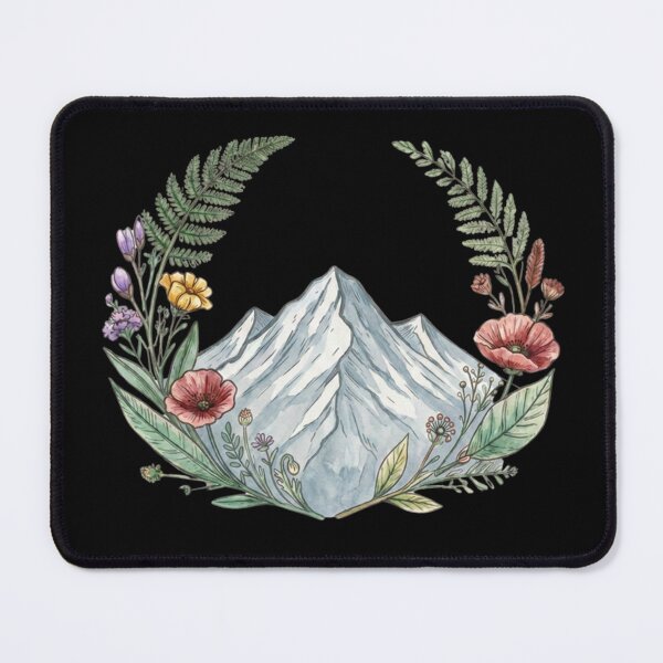 Item preview, mountain and flowers designed and sold by Julartwear.