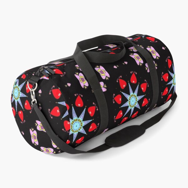 Item preview, Vibrant Black,Red and Pink Heart Mandala designed and sold by Tinsleybluebell.