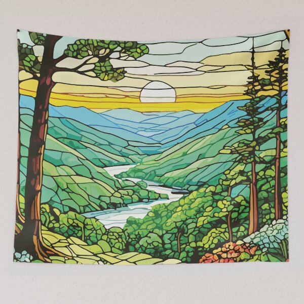 Item preview, Mosaic of Shenandoah National Park and the Blue Ridge Mountains designed and sold by designmari.