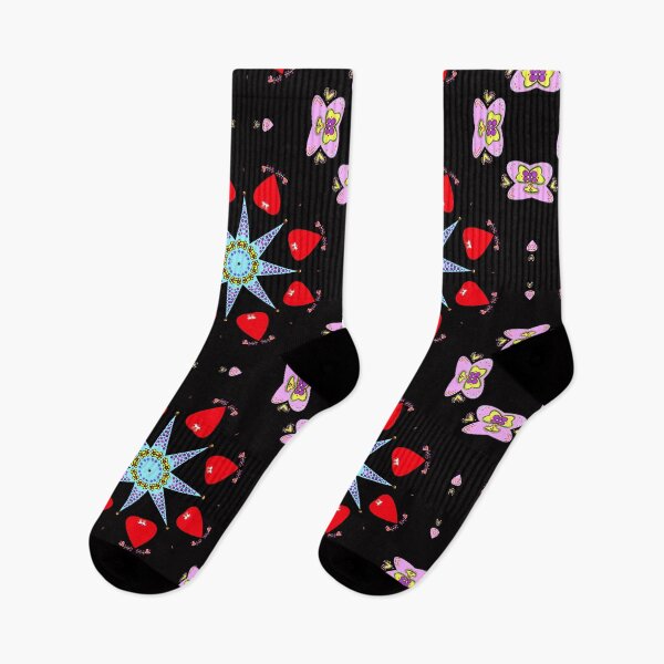 Item preview, Vibrant Black,Red and Pink Heart Mandala designed and sold by Tinsleybluebell.