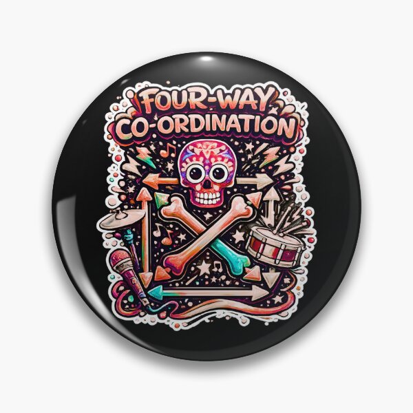 Item preview, Drummer Dad Gifts 4-Way Co-ordination Drumming designed and sold by Genius Geek.