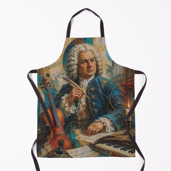 Item preview, Johann Sebastian Bach painting, German Baroque composer and virtuoso organist. designed and sold by GalleryKauffeld.