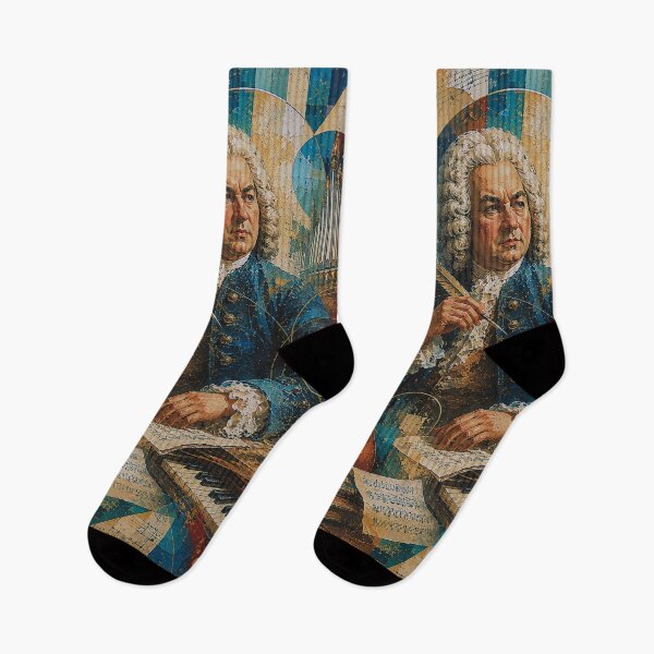 Item preview, Johann Sebastian Bach painting, German Baroque composer and virtuoso organist. designed and sold by GalleryKauffeld.