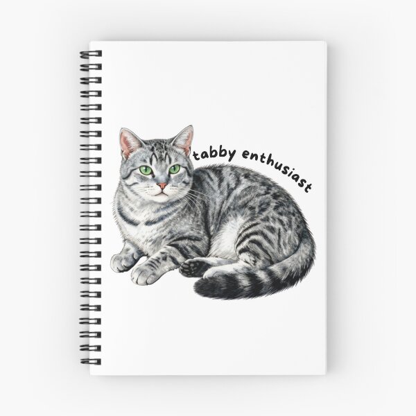 Item preview, Silver Tabby Enthusiast Sticker | Gray Tabby Cat Vinyl Decal | Cute Cat Lover Gift | Silver Tabby Laptop, Water Bottle & Journal Sticker designed and sold by Safiacreatess.