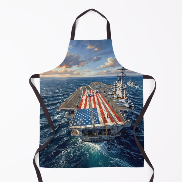 Item preview, American Flag Aircraft Carrier Deck designed and sold by Home Decor Art.