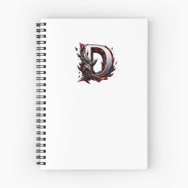 Item preview, Crimson Steel Alphabet of Power Letter D designed and sold by BlissBlvdShop.