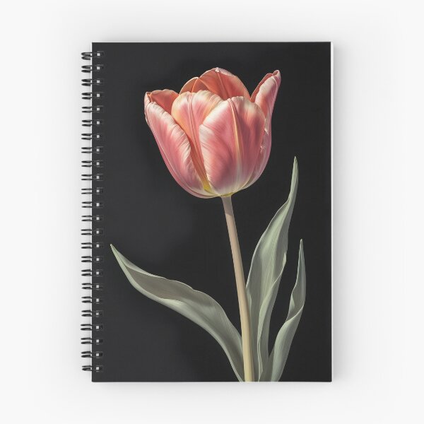 Item preview, Dark Tulip Botanical Art Print Moody Floral Illustration designed and sold by KooksStudio.