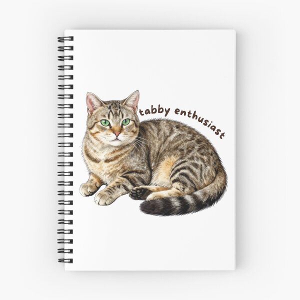 Item preview, Tabby Enthusiast Sticker | Brown Tabby Cat Vinyl Decal | Cute Cat Lover Gift | Striped Cat Laptop, Water Bottle & Journal Sticker designed and sold by Safiacreatess.