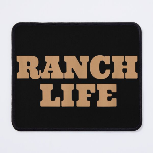 Item preview, Ranch Life Country Western Style Bold Neutral Typography Minimalist designed and sold by Buzzlekrun.