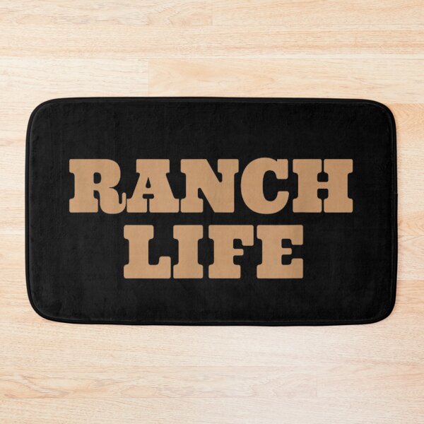 Item preview, Ranch Life Country Western Style Bold Neutral Typography Minimalist designed and sold by Buzzlekrun.