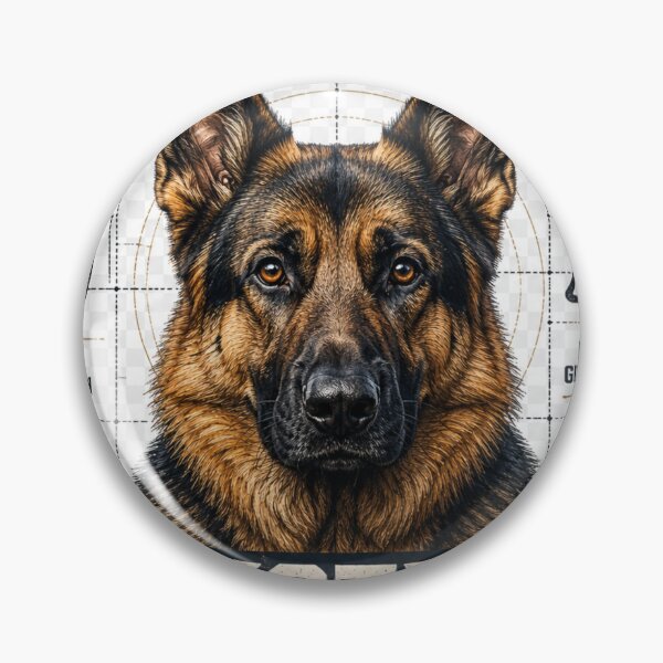 Item preview, My Security System Has Fur Funny German Shepherd Dog Owner Gift T-Shirt Sticker designed and sold by Igrowlab254.