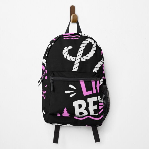 Item preview, Life Is Better At The Lake Pink White Rope Font designed and sold by Buzzlekrun.