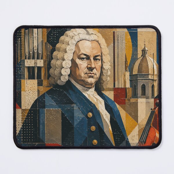 Item preview,  Bach portrait painting, German Baroque composer and virtuoso organist. designed and sold by GalleryKauffeld.