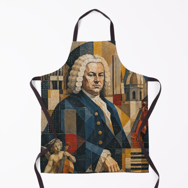 Item preview, Bach portrait painting, German Baroque composer and virtuoso organist. designed and sold by GalleryKauffeld.