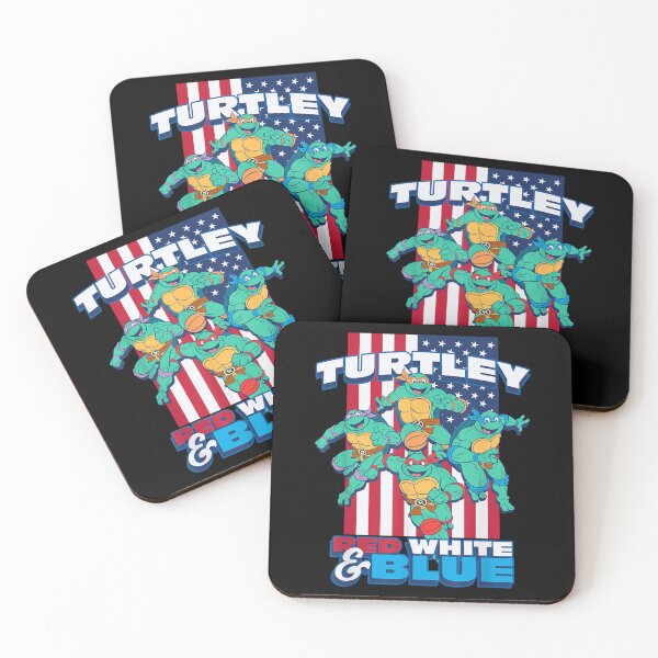 Item preview, Teenage Mutant Ninja Turtles Red White Blue American Flag designed and sold by Buzzlekrun.