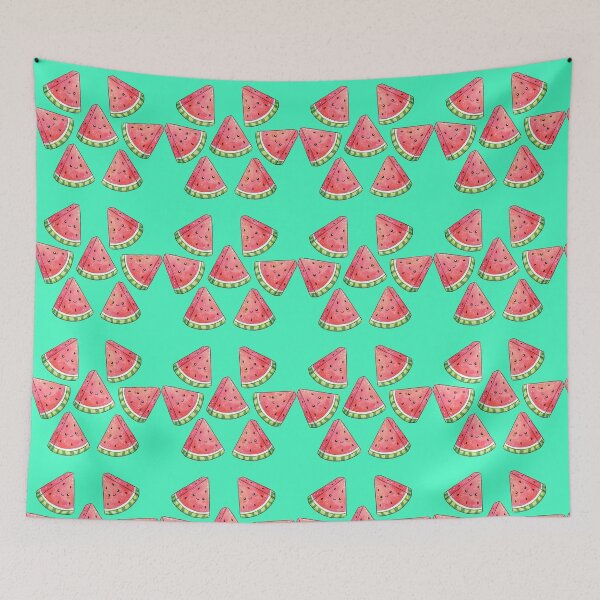 Item preview, Kawaii Watermelon Slices - Cute Summer Fruit Pattern designed and sold by Efdoth-Designs.