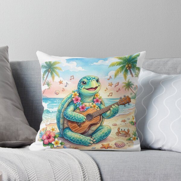 Item preview, Ukulele Sea Turtle | Tropical Beach Vibes designed and sold by NatureHarmony16.