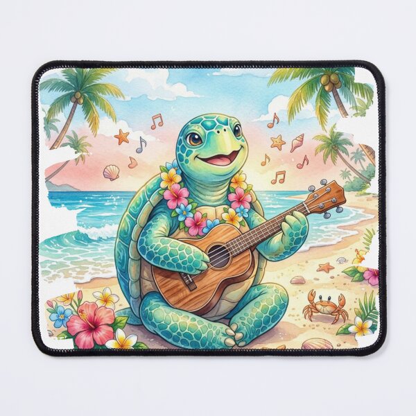 Item preview, Ukulele Sea Turtle | Tropical Beach Vibes designed and sold by NatureHarmony16.