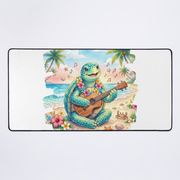Item preview, Ukulele Sea Turtle | Tropical Beach Vibes designed and sold by NatureHarmony16.