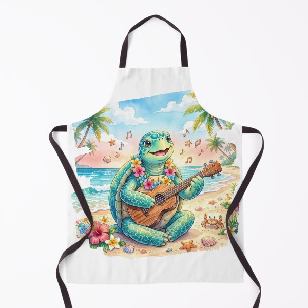 Item preview, Ukulele Sea Turtle | Tropical Beach Vibes designed and sold by NatureHarmony16.