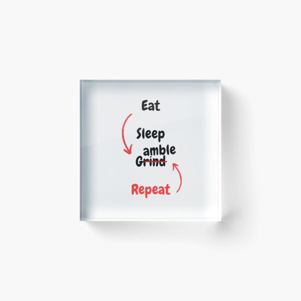 Item preview, Eat Sleep Gamble Repeat Funny Gambling Quote design designed and sold by MemesCreate1.