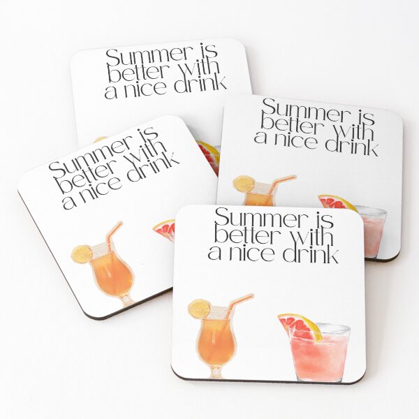 Item preview, Summer is better with a good drink designed and sold by uxuueea.