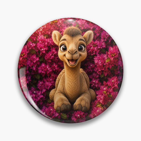 Item preview, Cute Baby Camel in Bougainvillea Blossoms designed and sold by Pure Craft.