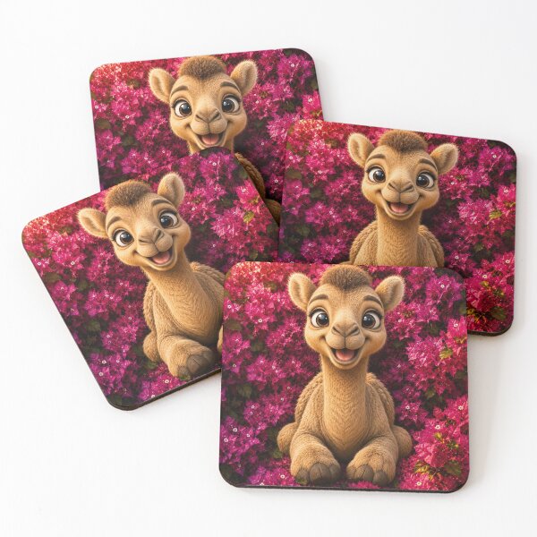 Item preview, Cute Baby Camel in Bougainvillea Blossoms designed and sold by Pure Craft.