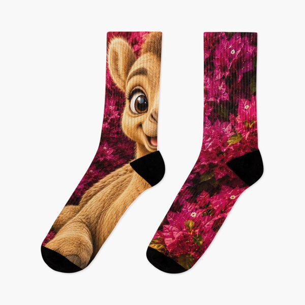 Item preview, Cute Baby Camel in Bougainvillea Blossoms designed and sold by Rohan132.