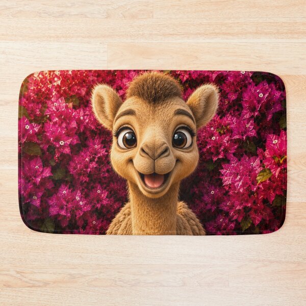 Item preview, Cute Baby Camel in Bougainvillea Blossoms designed and sold by Pure Craft.