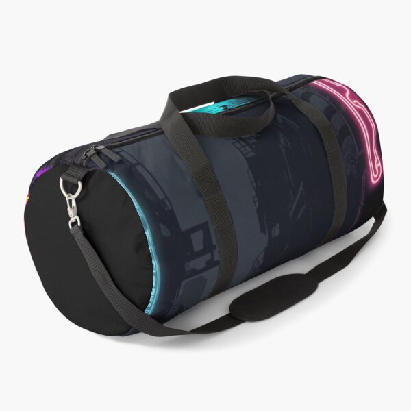 Item preview, Cyberpunk Iridescent Supercar Neon Alley Poster designed and sold by Nexus Space.