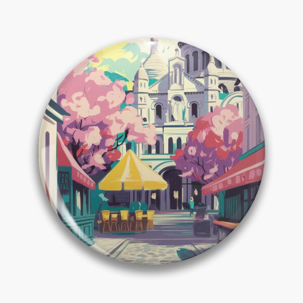 Item preview, Montmartre Paris Travel Poster Art  designed and sold by CARRAANN.