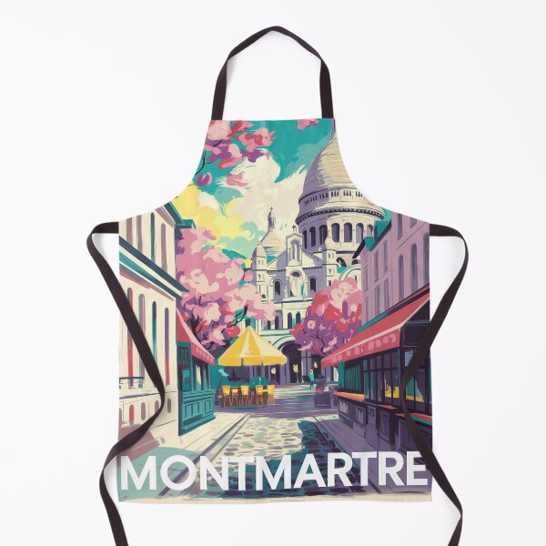 Item preview, Montmartre Paris Travel Poster Art designed and sold by CARRAANN.