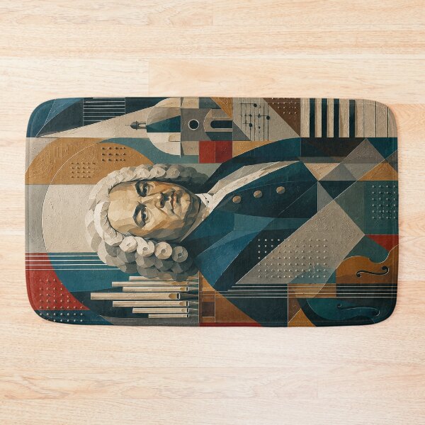 Item preview,  Johann Sebastian Bach portrait painting, German Baroque composer and virtuoso organist. designed and sold by GalleryKauffeld.