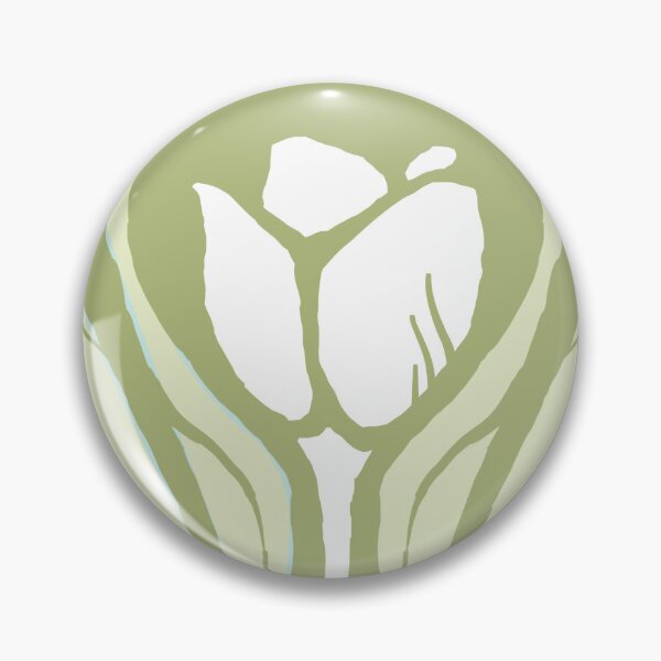Item preview, Tulip Wood Cut Lime Green designed and sold by Indra's Net.