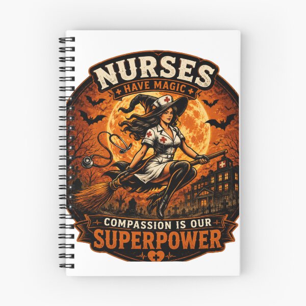 Item preview, Nurse Have Magic - Compassion Is Our Superpower Halloween Nurse Design designed and sold by PawFusionArt.