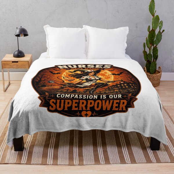 Item preview, Nurse Have Magic - Compassion Is Our Superpower Halloween Nurse Design designed and sold by PawFusionArt.