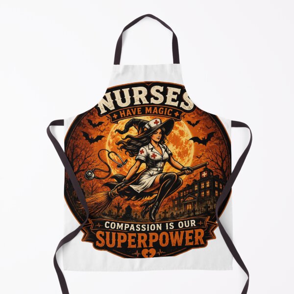 Item preview, Nurse Have Magic - Compassion Is Our Superpower Halloween Nurse Design designed and sold by PawFusionArt.