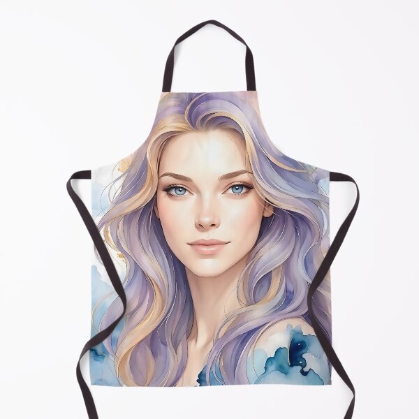 Item preview, Ethereal Serenity: Blue-Eyed Muse designed and sold by ToxicInkArt.