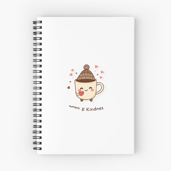 Item preview, Coffee & Kindness – Cute Kawaii Coffee Mug Sticker designed and sold by surbhiArt.