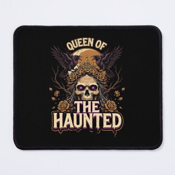 Item preview, Queen of the Haunted, Gothic Skull Crown Ravens Halloween Horror designed and sold by CryptReel.