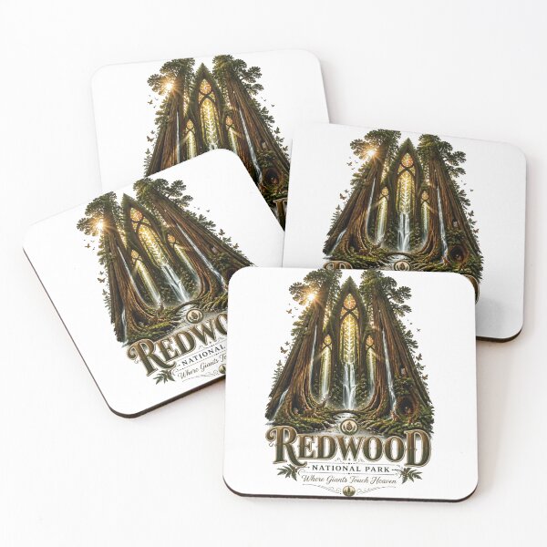 Item preview, Redwood National Park Giants Touch Heaven designed and sold by Sovereign Supply Co..