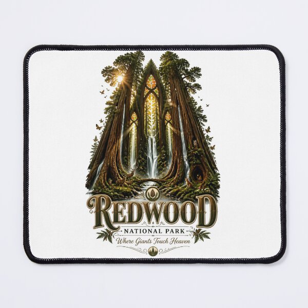 Item preview, Redwood National Park Giants Touch Heaven designed and sold by Sovereign Supply Co..