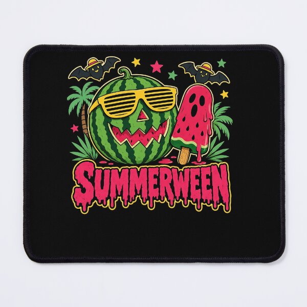Item preview, Happy Summerween Summer Watermelon Halloween Jack-o-Lantern designed and sold by clothesy7.